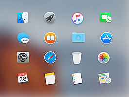 iOS系統應用圖標sketch素材