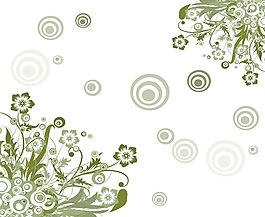 素色小花室內(nèi)移門創(chuàng)意畫