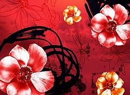 中式風(fēng)紅紅火火效果圖