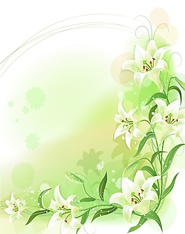 清新花朵室內(nèi)移門創(chuàng)意畫