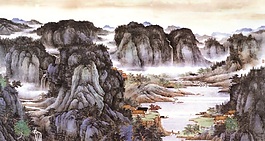 蒼山背景墻