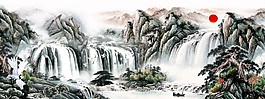 長河落日圓大圖下載