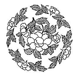 現(xiàn)代吉祥黑白圖