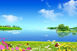 風(fēng)景畫室內(nèi)移門創(chuàng)意畫