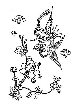 手繪鳥語(yǔ)花香圖片下載
