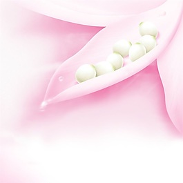 移門創(chuàng)意畫花瓣上的豌豆