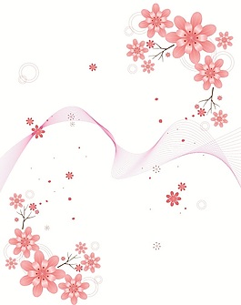 素雅花瓣移門創(chuàng)意畫
