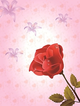 玫瑰花室內(nèi)移門創(chuàng)意畫
