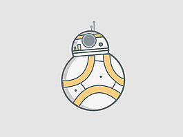 BB8插圖icon圖標(biāo)sketch素材
