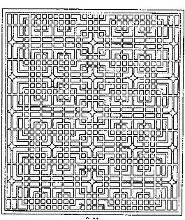 镂空黑白图案