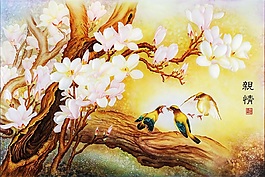 室內(nèi)移門創(chuàng)意畫(huà)親情