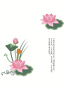 移门创意画睡莲