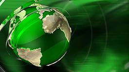 綠色地球特效視頻素材