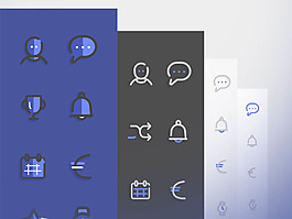 四圖標集圖標sketch素材