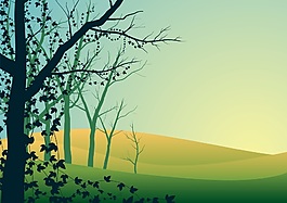 落日現(xiàn)代簡約風(fēng)格背景墻