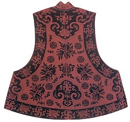 中式吉祥如意服裝布紋貼圖