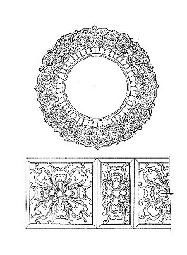 中式木雕建筑分層圖