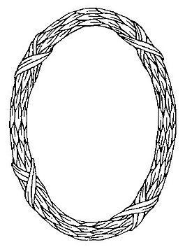 現(xiàn)代簡約花紋邊框黑白圖