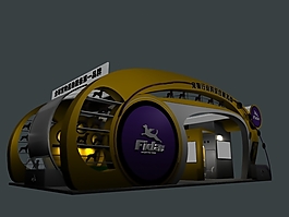 3d展廳展覽模型