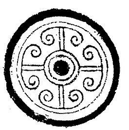 中式圖騰吉祥黑白圖