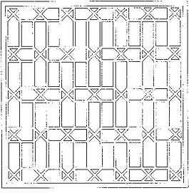 現(xiàn)代花紋鏤空黑白圖案