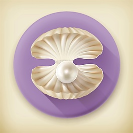卡通珍珠圖標(biāo)