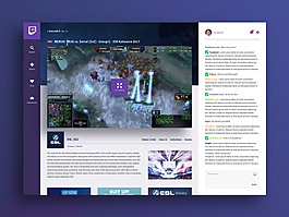 Twitch重設計Sketch素材