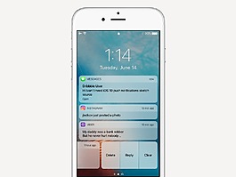 iOS10消息推送界面Sketch素材