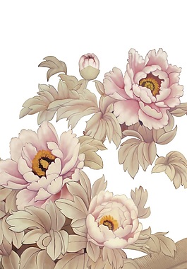 牡丹吟背景墻