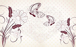 玉石背景墻客廳浪漫卡通古典唯美溫馨