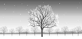 雪景現(xiàn)代簡(jiǎn)約風(fēng)格背景墻