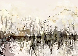 森林現(xiàn)代簡約風(fēng)格背景墻