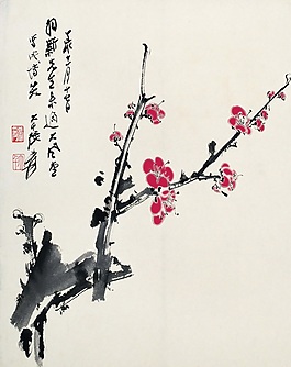 臘梅裝飾畫效果圖