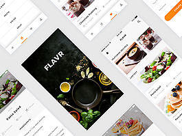 Flavr食譜應(yīng)用iOS設(shè)計(jì)Sketch素材