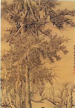 山林醉儒圖