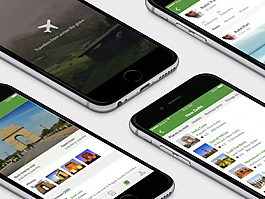旅行應用APPUI界面Sketch素材