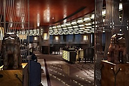 歐式酒店餐廳裝修效果圖