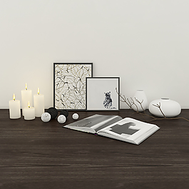 休閑舒適地板3D模型