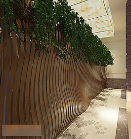 低調(diào)酒店3d模型效果圖下載