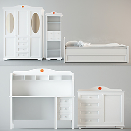 白色簡約國外家具