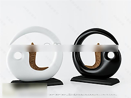 精美太極裝飾模型素材