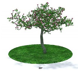 意境樹木模型