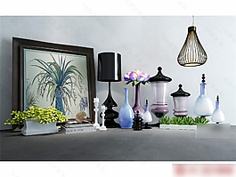 東南亞風(fēng)情擺件模型素材