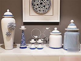 精美瓷器擺設(shè)模型