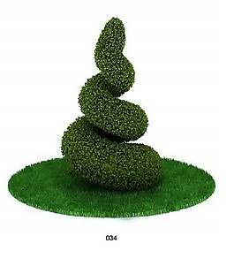 彎曲植物模型素材