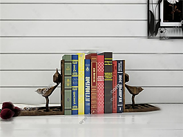 東南亞風情書架模型素材