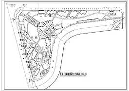 商業(yè)街綠化總平圖紙
