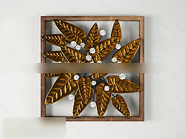 精美立體裝飾畫模型素材