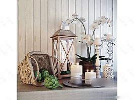 精美燭臺(tái)模型素材