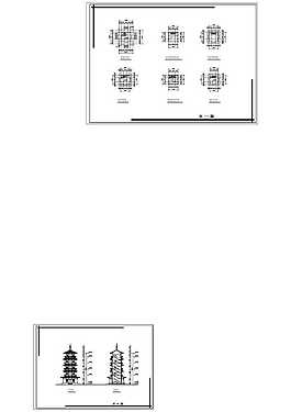 塔CAD圖紙